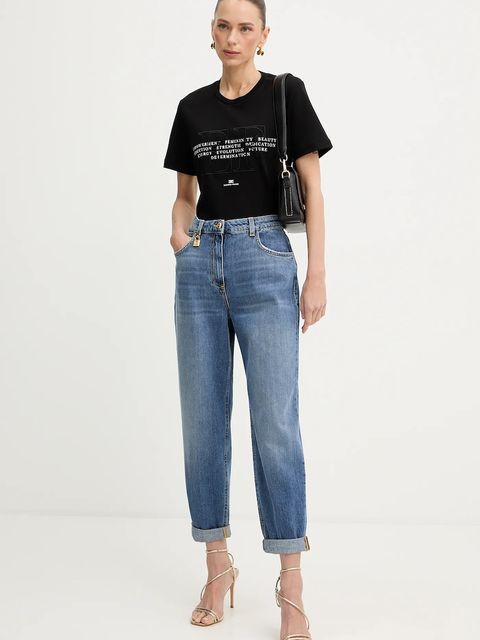 Elisabetta Franchi t-shirt bawełniany