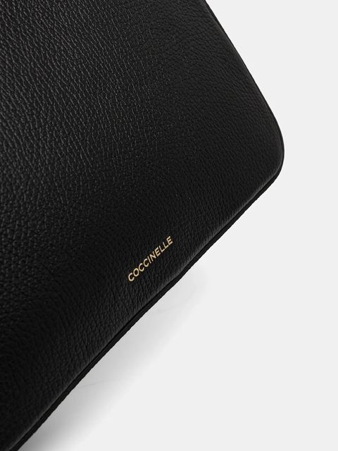 Coccinelle torebka skórzana TEBE kolor czarny E5.MN5.52.01.01