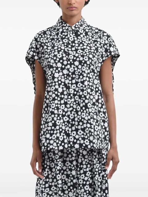 Marni floral-print shirt - Black - zdjęcie produktu nr 2