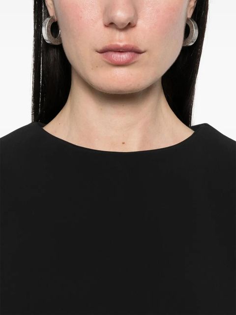 Róhe scuba crop top - Black