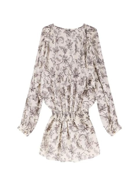 Golden Goose floral-print mini dress - Neutrals - zdjęcie produktu nr 2