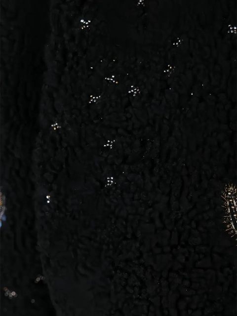 Valentino Garavani embroidered short-sleeved jacket - Black