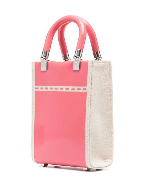 FENDI logo-print shoulder bag - Pink