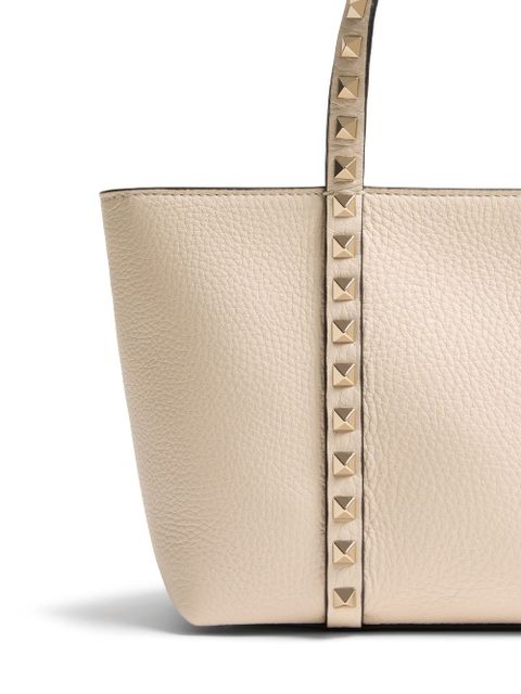 Valentino Garavani small Rockstud tote bag - Neutrals