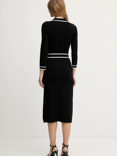 Joseph Ribkoff sukienka kolor czarny midi prosta 261944 - zdjęcie produktu nr 2