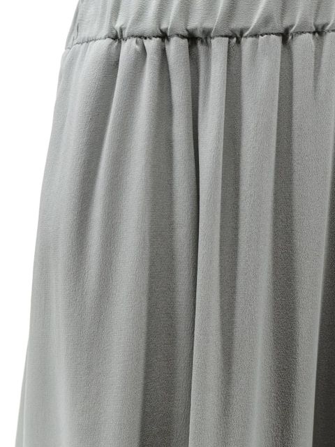 Alysi Baloon silk palazzo trousers - Grey