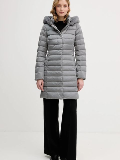 Geox kurtka puchowa BETTANIE kolor szary zimowa W5626H T3122 - zdjęcie produktu nr 2