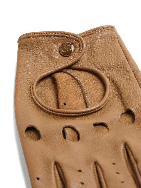 Valentino Garavani VLogo Signature fingerless gloves - Neutrals