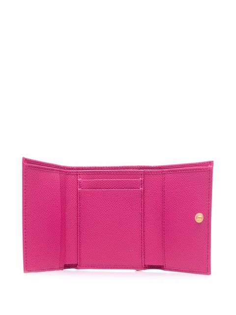 Dolce & Gabbana logo-plaque leather wallet - Pink - zdjęcie produktu nr 2