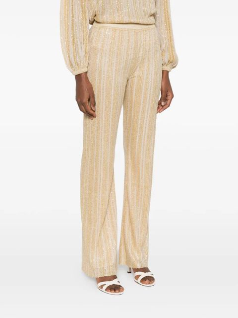 Missoni sequin-embellished trousers - Neutrals