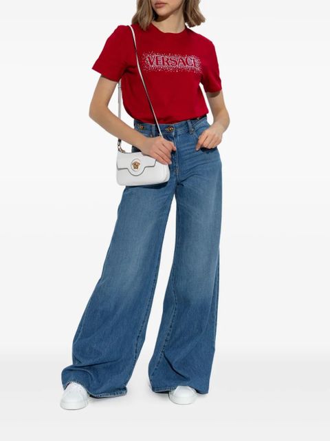 Versace logo-print T-shirt - Red