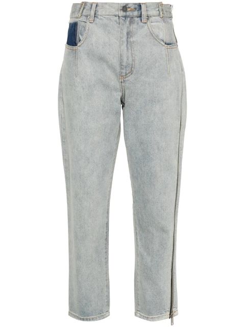 3.1 Phillip Lim high-waisted cropped jeans - Blue