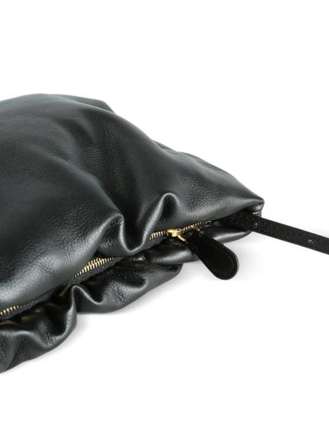 The Row gathered shoulder bag - Black