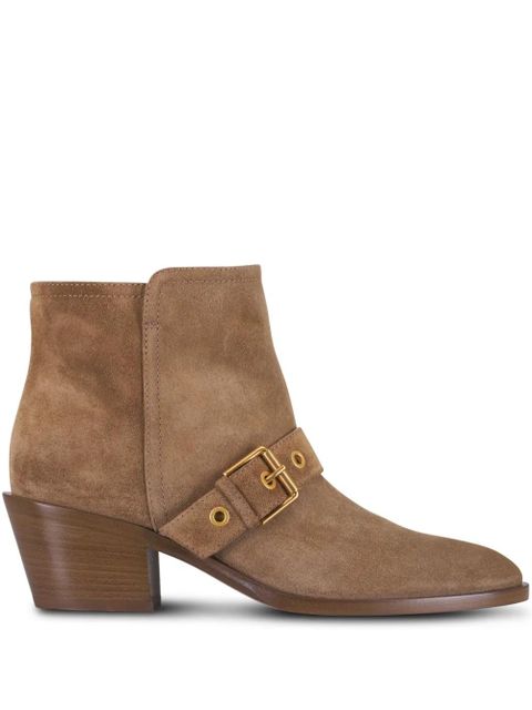 Gianvito Rossi 45mm Moto boots - Brown - zdjęcie produktu nr 1