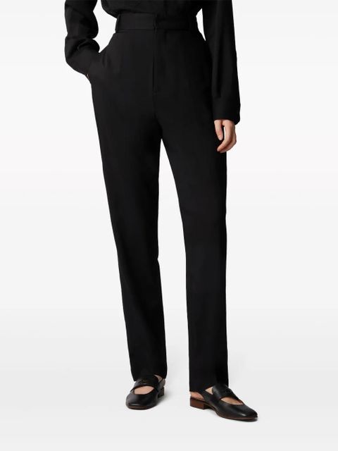 Tod's virgin wool tailored trousers - Black