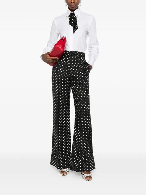 Valentino Garavani polka dot detail shirt - White - zdjęcie produktu nr 2