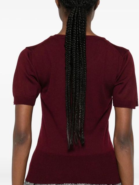 Vivienne Westwood orb-detail short-sleeve top - Red