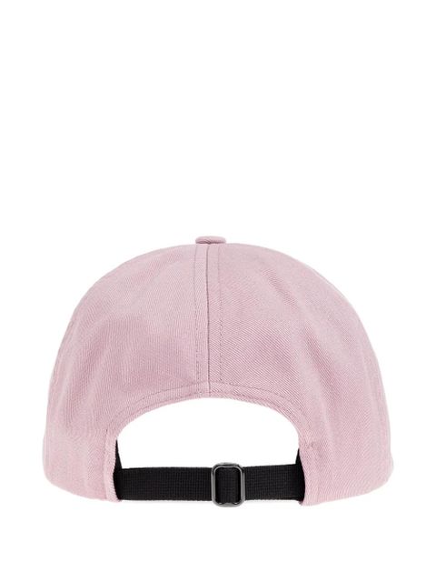 Moncler logo-patch cotton cap - Pink - zdjęcie produktu nr 2