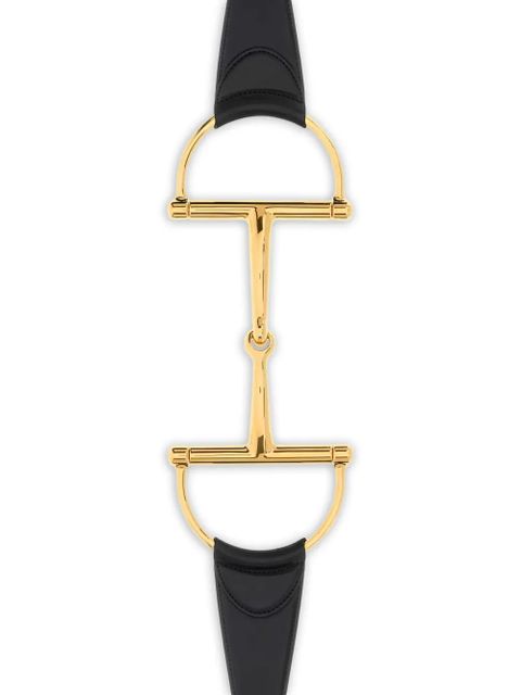 Gucci Horsebit-detail leather belt - Gold - zdjęcie produktu nr 2