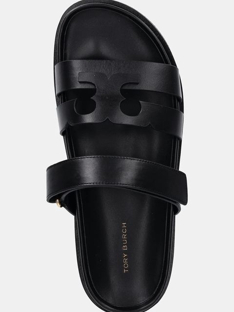 Tory Burch klapki skórzane Ines Sport