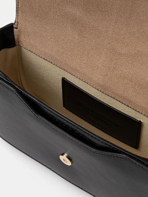 Marc O'Polo torebka skórzana kolor czarny 5000009278