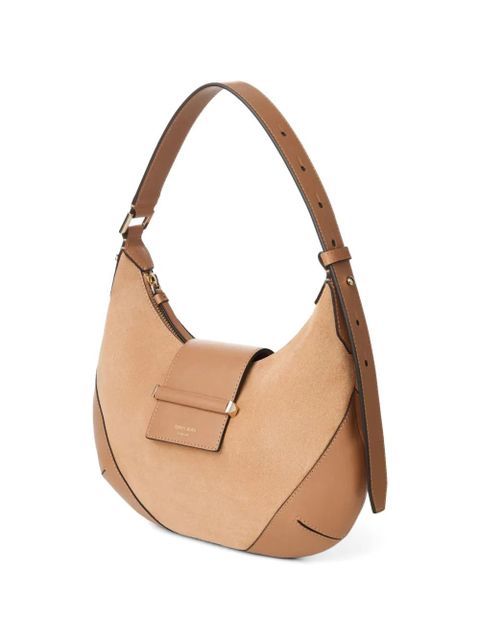 Jimmy Choo small Bar leather shoulder bag - Neutrals