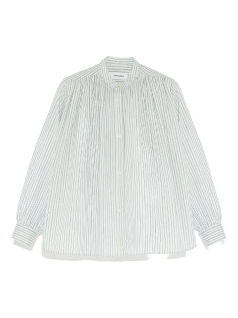 Yves Salomon striped shirt - White - zdjęcie produktu nr 1