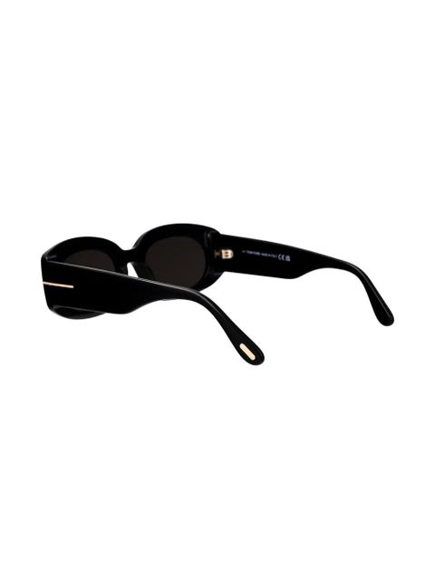 TOM FORD Eyewear oval-frame sunglasses - Black