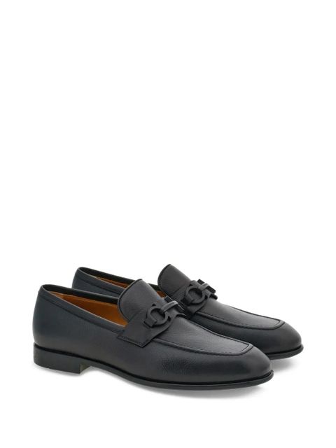 Ferragamo almond-toe loafers - Black - zdjęcie produktu nr 2