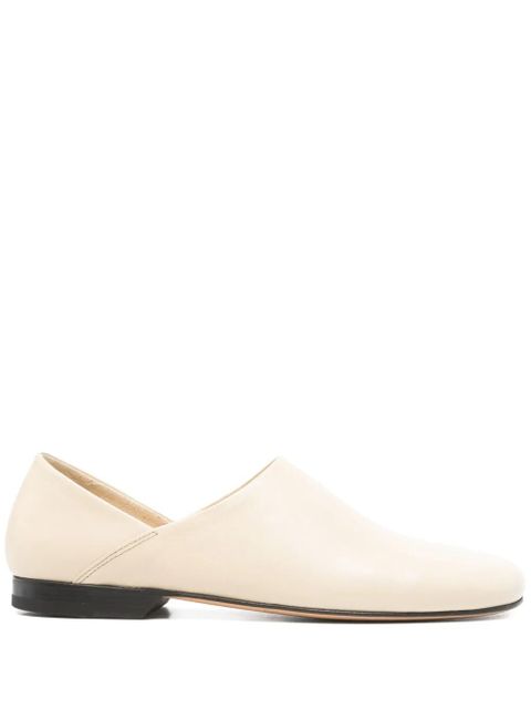 LEMAIRE leather slippers - Neutrals - zdjęcie produktu nr 1