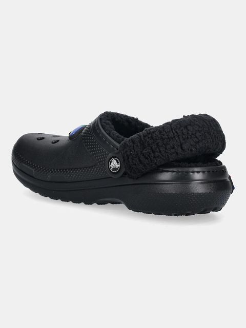 Crocs kapcie Classic Lined Holiday Lights Clog kolor czarny 212054 - zdjęcie produktu nr 2