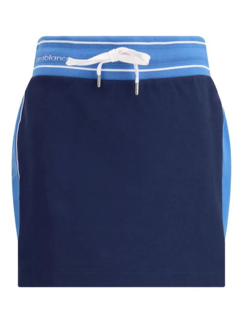 Casablanca drawstring mini skirt - Blue - zdjęcie produktu nr 1