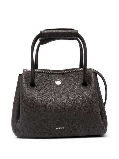 LOEWE top-handles textured-leather satchel bag - Brown - zdjęcie produktu nr 1