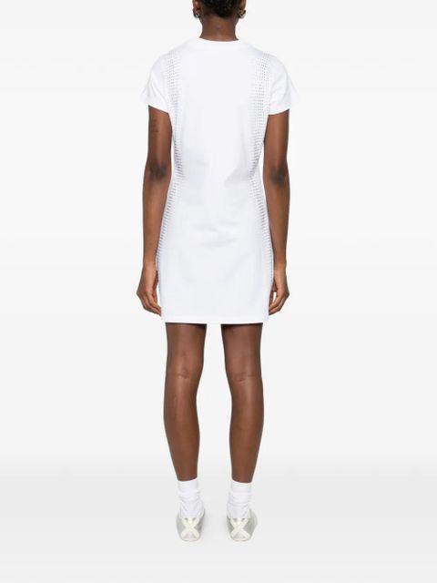 Casablanca crystal-embellishment mini dress - White