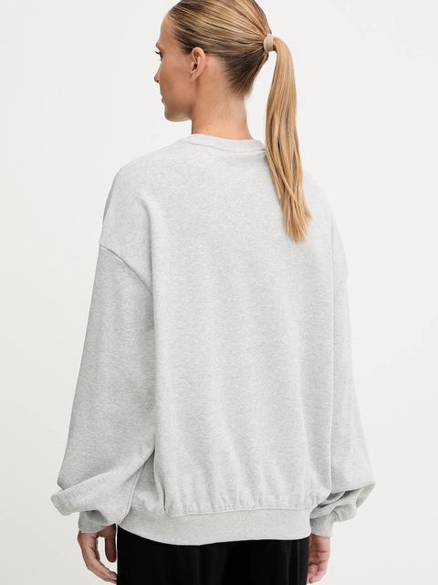 Puma bluza bawełniana PUMA x ROSÉ damska kolor szary gładka 633803