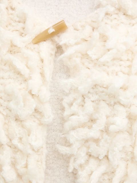 Forte Forte kardigan z dodatkiem wełny damski kolor beżowy ciepły 14452.mycoat