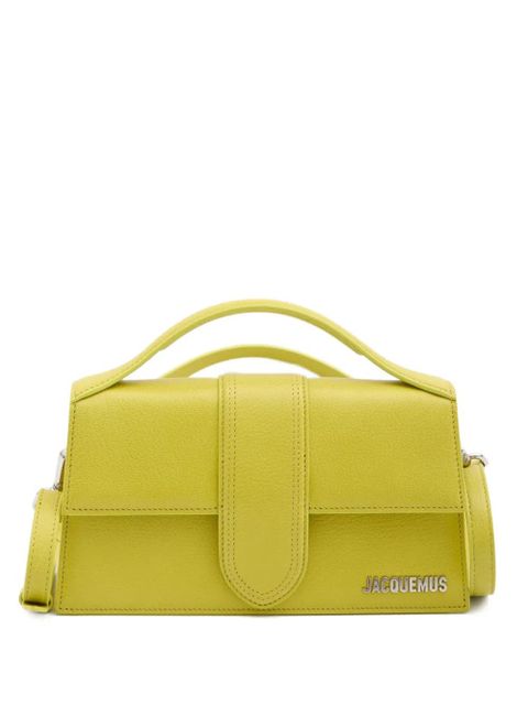 Jacquemus Bambino top handle leather tote bag - Green - zdjęcie produktu nr 1