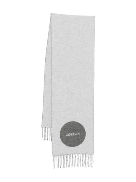 Jacquemus virgin wool scarf - Grey - zdjęcie produktu nr 1