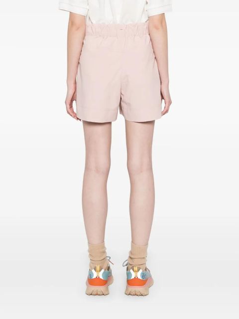 Moncler Grenoble logo-embroidered shorts - Pink