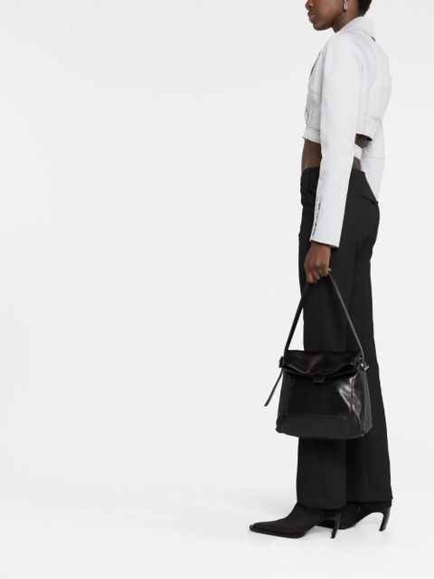 Off-White leather shoulder bag - Black - zdjęcie produktu nr 2
