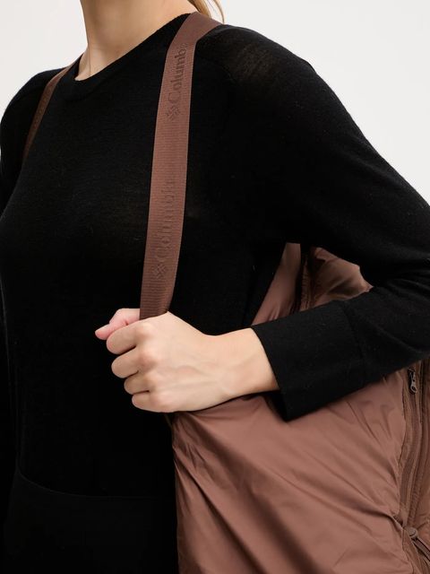 Columbia kurtka puchowa Amaze Puff kolor brązowy zimowa 2134894