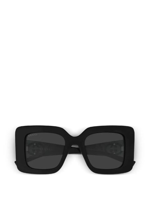 Gucci Interlocking G square-frame sunglasses - Black - zdjęcie produktu nr 1