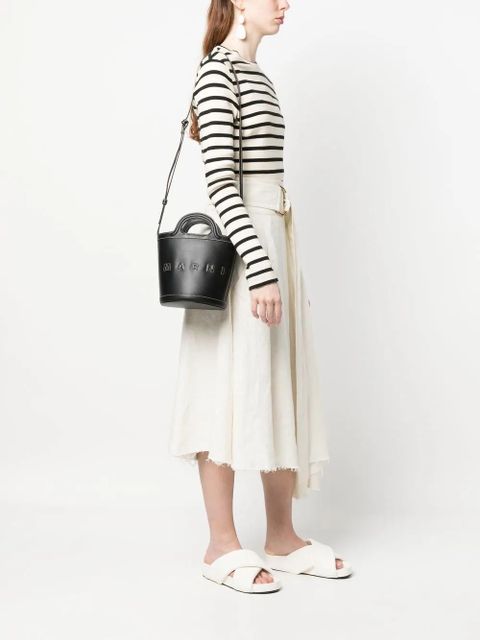 Marni small Tropicalia bucket bag - Black - zdjęcie produktu nr 2