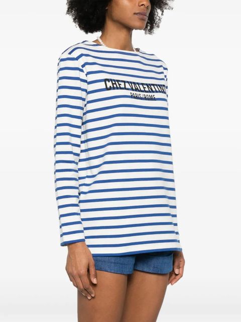 Valentino Garavani striped T-shirt - Blue