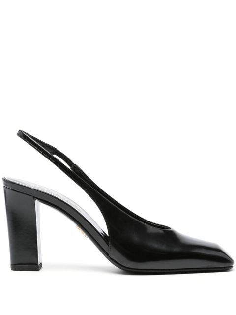 Prada 85mm patent leather pumps - Black - zdjęcie produktu nr 1