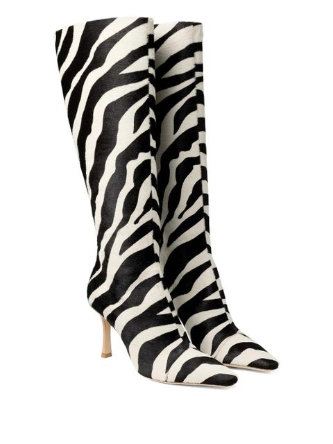 Jimmy Choo 85mm Gloria knee-high boot - White - zdjęcie produktu nr 2