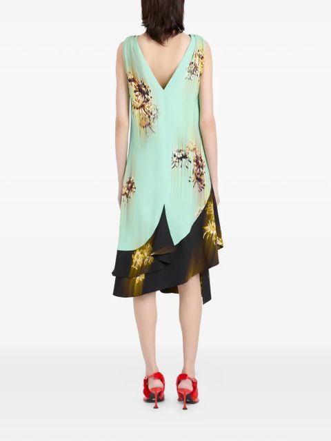Proenza Schouler Rhetta printed midi dress - Green
