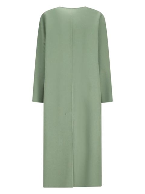 The Row Priske V-neck wool coat - Green