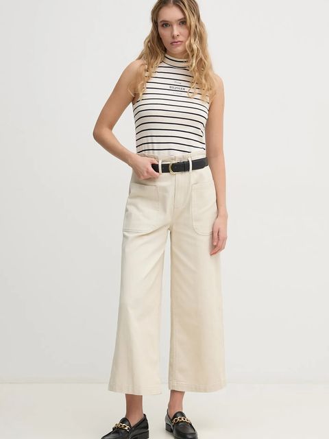 Tommy Hilfiger top bawełniany - zdjęcie produktu nr 2