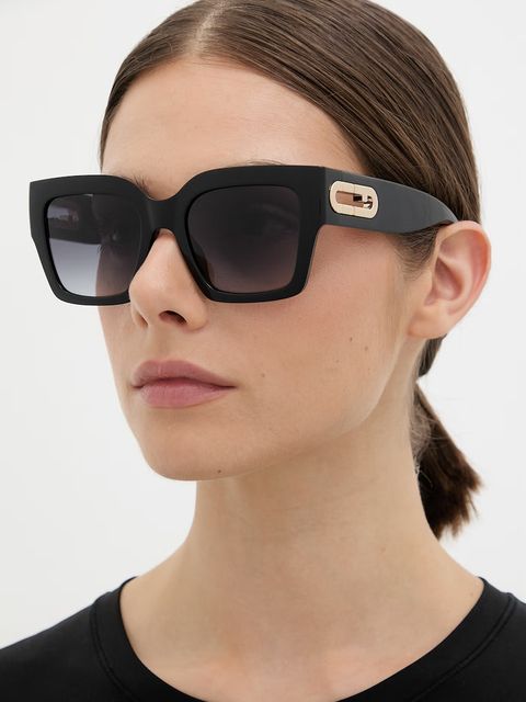 Furla okulary przeciwsłoneczne kocie oczy damskie - zdjęcie produktu nr 1